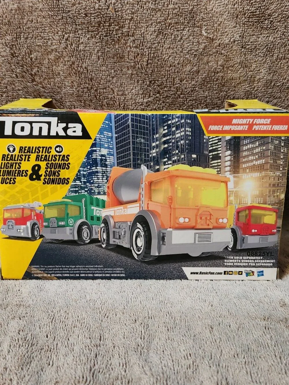 TONKA Mighty Force - Cement Mixer - Lights and Sounds - NEW NIB